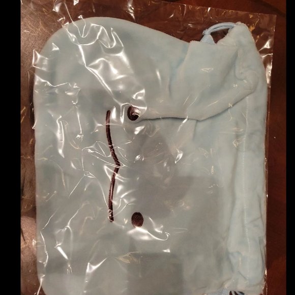 San-x Sumikko gurashi Large Plush Pouch Drawstring Pouch Lizard Crossbody Bag - Picture 10 of 14